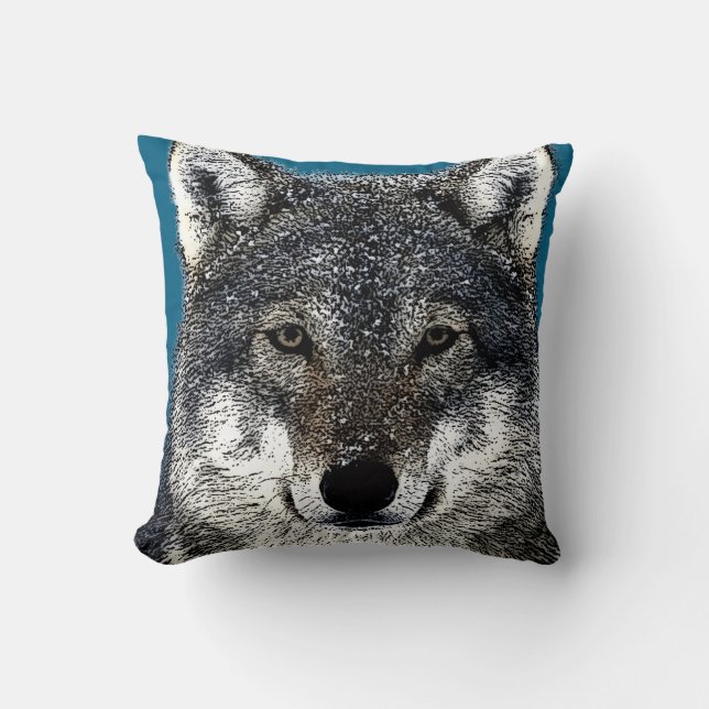 Wolf Eyes Cushion (Front)