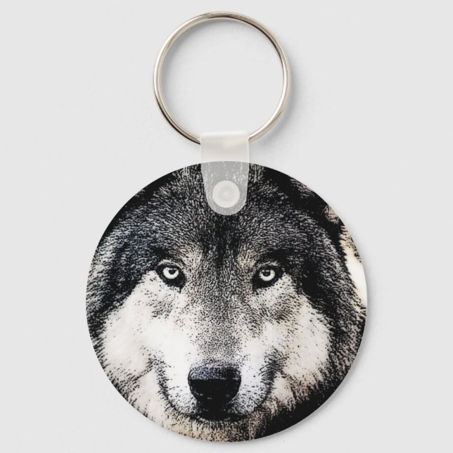 Wolf Eyes Key Ring (Front)