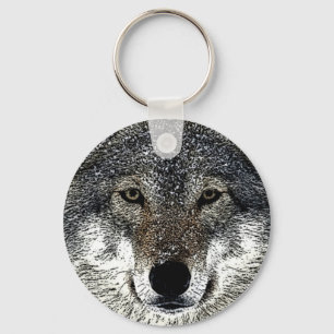 Wolf Eyes Key Ring