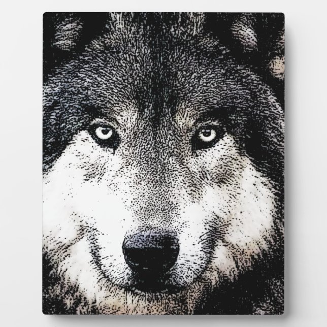 Wolf Eyes Plaque (Front)