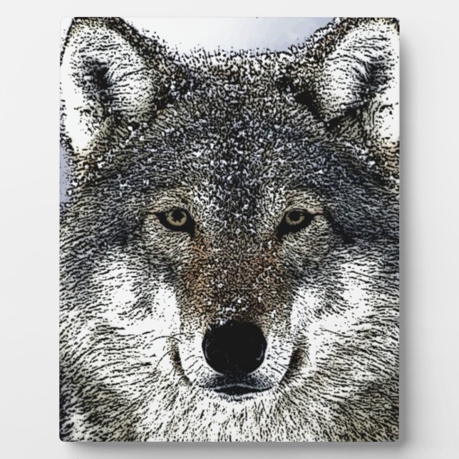 Wolf Eyes Plaque (Front)