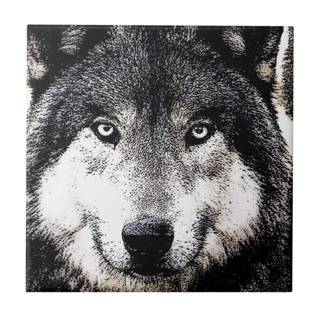 Wolf Eyes Tile (Front)