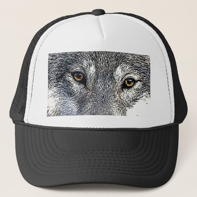 Wolf Eyes Trucker Hat (Front)