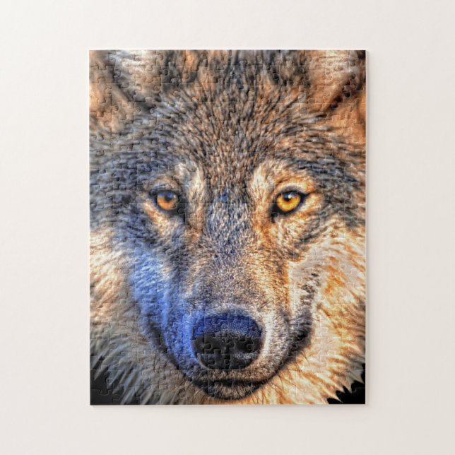 Wolf - Face - Jigsaw Puzzle (Vertical)
