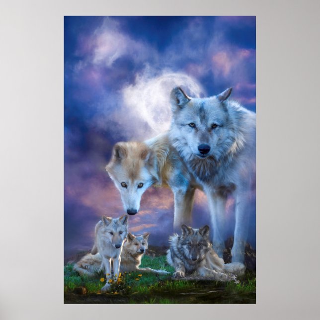 Wolf Family BETTER WORLD Poster (Front)