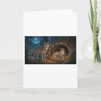 Wolf Family Holiday Card
