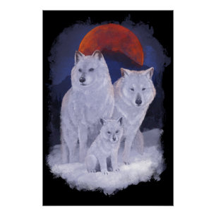 wolf family  poster