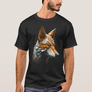 Wolf Fantasy Polygon  Animal Wolf T-Shirt