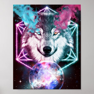 Wolf Fantasy Poster