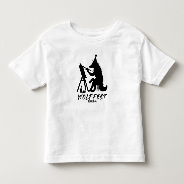Wolf Fest 2024 Toddler Tee Design Front  (Front)