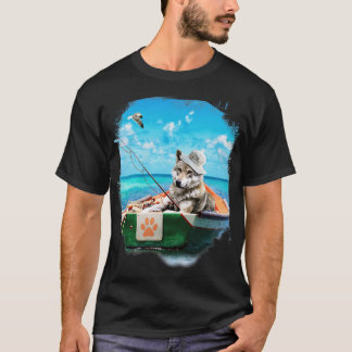 Wolf Fishing T-Shirt