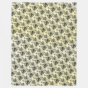 Wolf Fleece Blanket