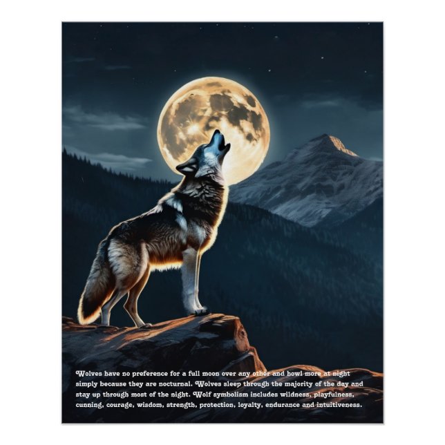 Wolf Folklore Poster (Front)