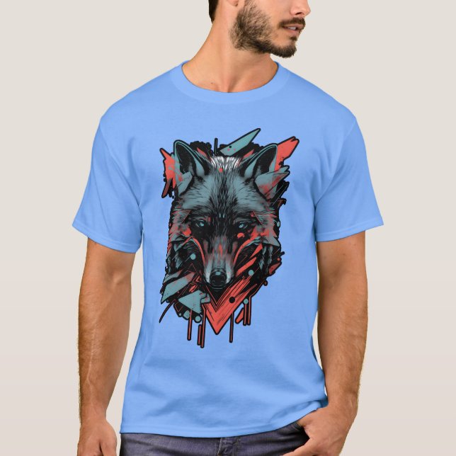 Wolf forest animals wild animal wolf pack funny T-Shirt (Front)