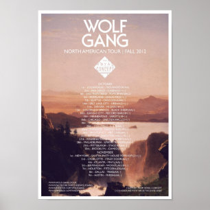 Wolf Gang American Tour Poster