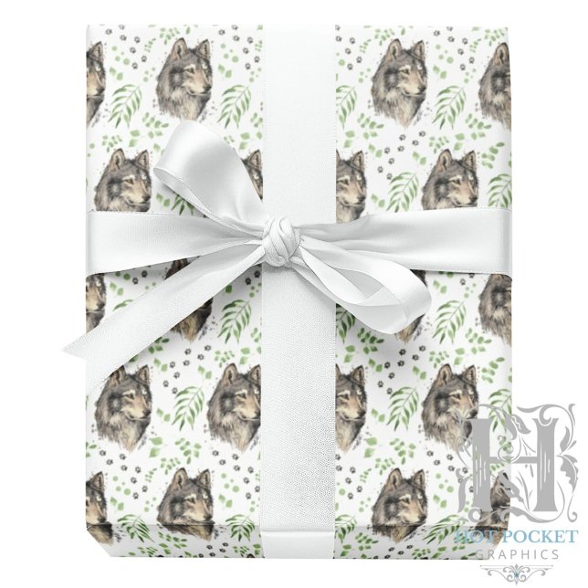 Wolf Gift Wrapping Paper (Creator Uploaded)
