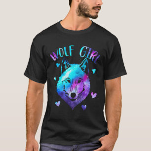 Wolf Girl Gifts Just A Girl Who Loves Wolves Lover T-Shirt
