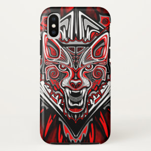Wolf Haida Tribal Totem Design Case-Mate iPhone Case