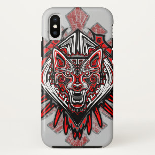 Wolf Haida Tribal Totem Design Case-Mate iPhone Case