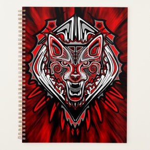 Wolf Haida Tribal Totem Design Planner