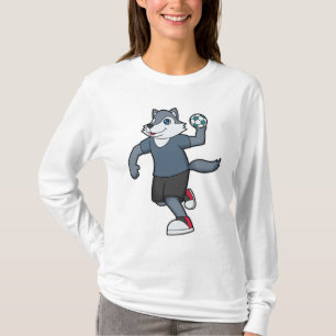 Wolf Handball player Handball T-Shirt