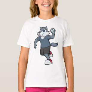 Wolf Handball player Handball T-Shirt