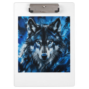 Wolf head clipboard