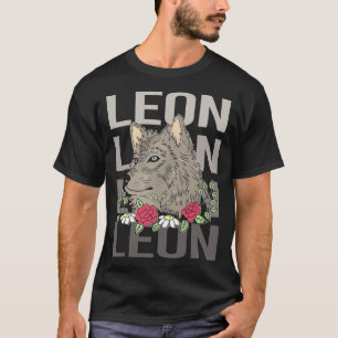 Wolf Head - Leon Name T-Shirt
