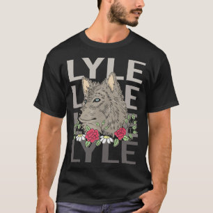 Wolf Head - Lyle Name T-Shirt