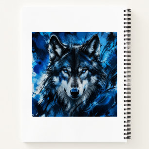 Wolf head notebook