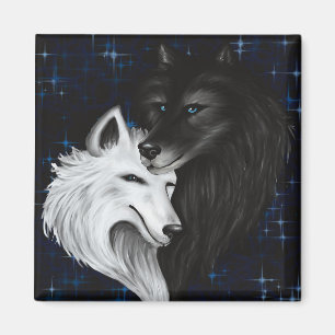 Wolf Heart Magnet - Original