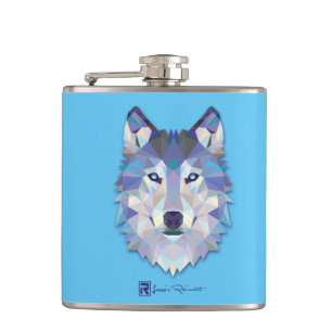 Wolf Hip Flask