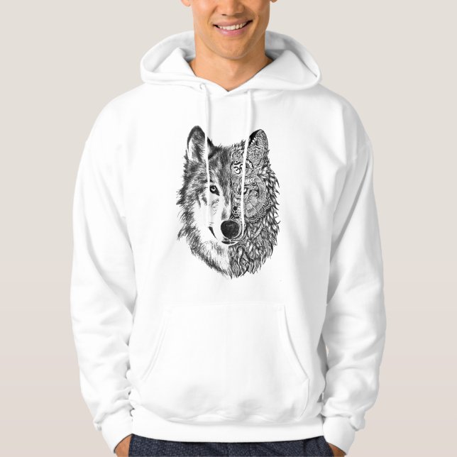 Wolf Hoodie (Front)