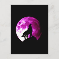 Wolf Howling at Moon