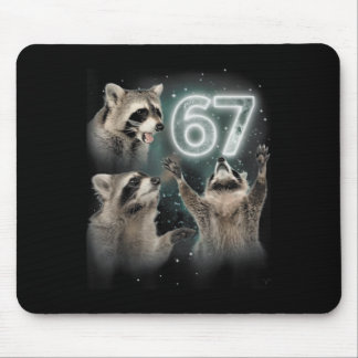 Wolf Howling At The Moon 67 6 7 Halloween 67 Wolf  Mouse Pad