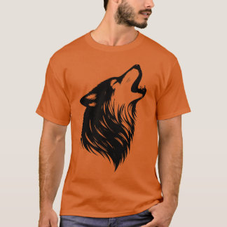 Wolf Howling Silhouette T-Shirt