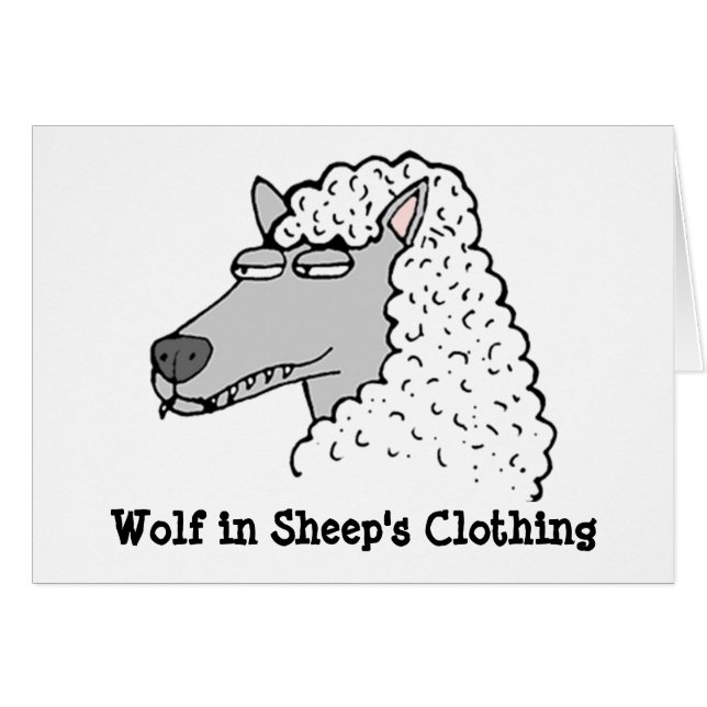 Wolf in Sheep's Clothing (Front Horizontal)