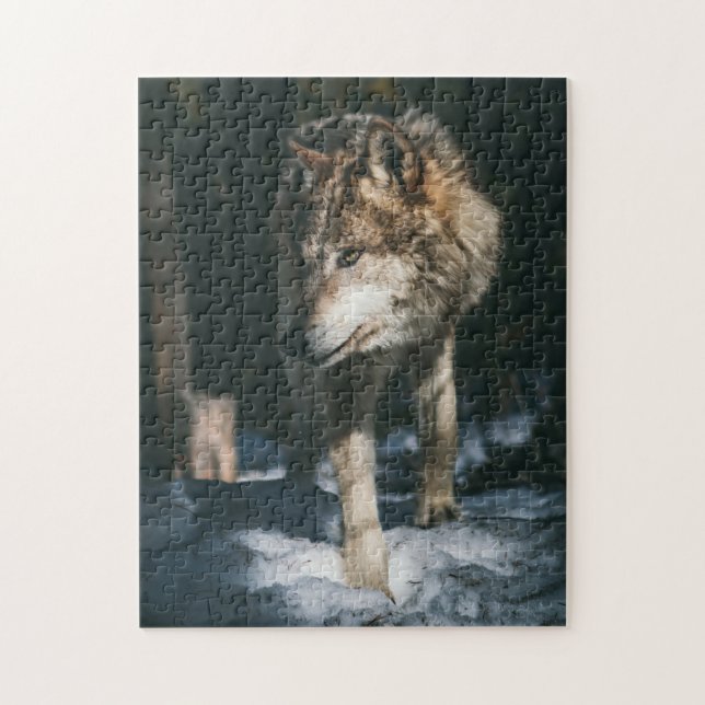 Wolf in The Wild Animal Jigsaw Puzzle (Vertical)