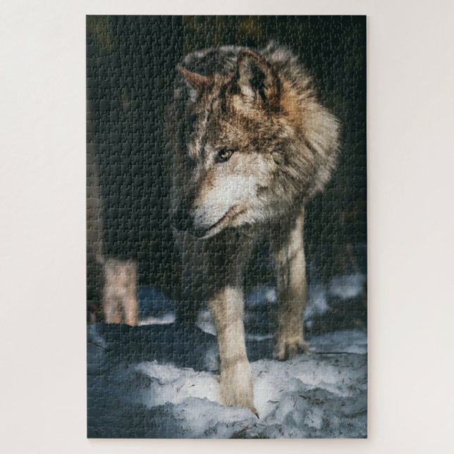 Wolf in The Wild Animal Jigsaw Puzzle (Vertical)