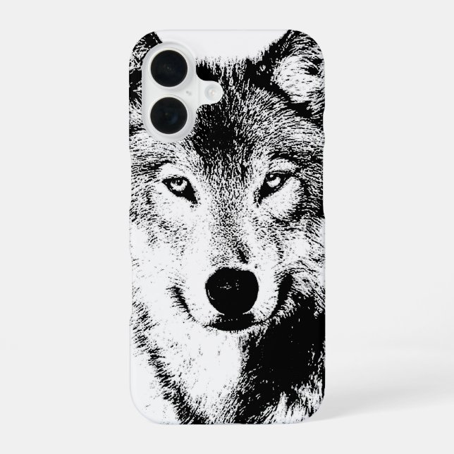 Wolf iPhone 16 Case (Back)