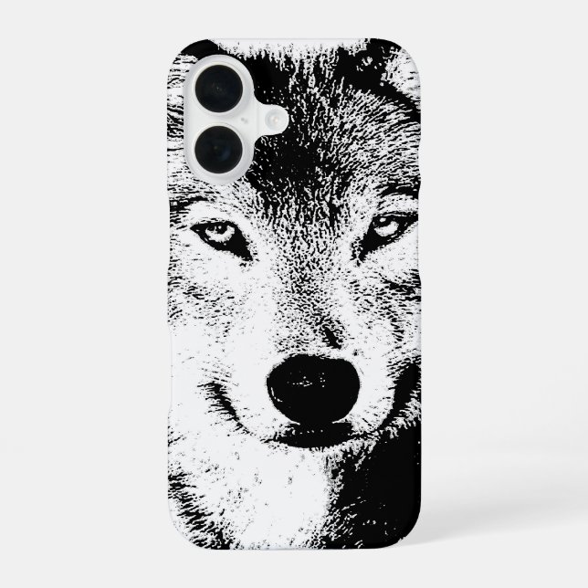 Wolf iPhone 16 Case (Back)