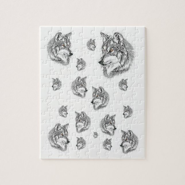 Wolf Jigsaw Puzzle (Vertical)