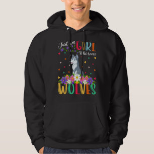 Wolf Just A Girl Who Loves Wolves Hoodie