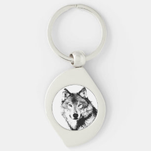 Wolf Key Ring