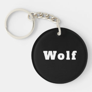 Wolf Key Ring