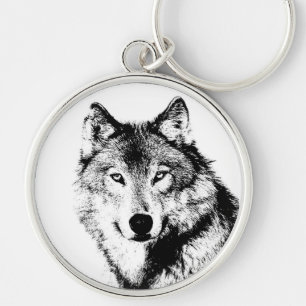 Wolf Key Ring