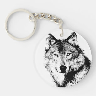 Wolf Key Ring