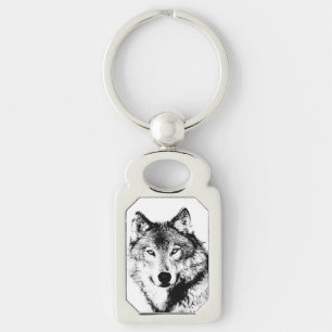 Wolf Key Ring