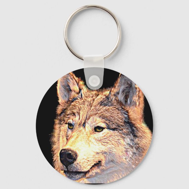 Wolf Key Ring (Front)