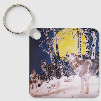 WOLF KEYCHAIN